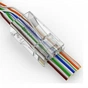 Коннектор RJ45 cat.5e, сквозные отверстия, 50 шт Merlion (10565) - уменьшенное изображение 1