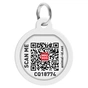 Адресник для тварин WAUDOG Smart ID з QR паспортом "Лами", круг 25 мм (0625-0217) - зменшене зображення 2