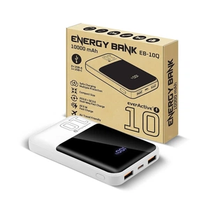 Універсальна мобільна батарея everActive EB-10Q 10000mAh White зображення 1