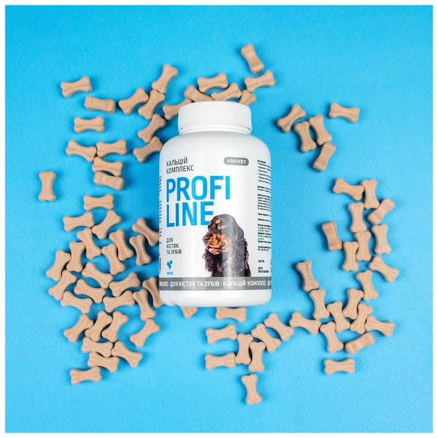 Вітаміни для собак ProVET Кальцій комплекс для кісток і зубів 100 табл. (4823082431649) - picture 3