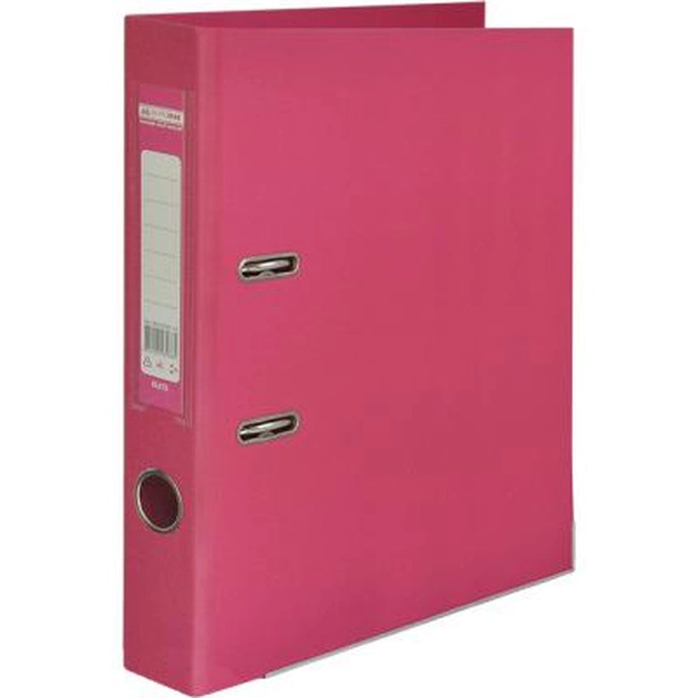 Папка - регистратор Buromax А4 double sided, 50мм, PP, pink, built-up (BM.3002-10с) - изображение 1