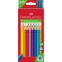 Олівці кольорові Faber-Castell JUMBO Triangular Junior, потовщені, 20 кольорів тригранні + точилка (12391) - зменшене зображення 1