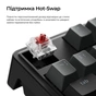 Клавіатура Keychron C3 Max Super Red Switch RGB Wireless/Bluetooth/USB UA Black (C3M-H1-UA) - зменшене зображення 7