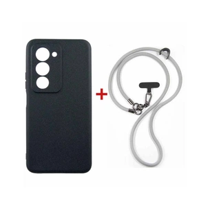 Чохол до мобільного телефона Dengos Case + Cross-body Strap Xiaomi Redmi 15 Black+Grey (DG-KM-CCRB-43) зображення 1