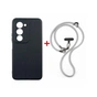 Чохол до мобільного телефона Dengos Case + Cross-body Strap Xiaomi Redmi 15 Black+Grey (DG-KM-CCRB-43) - зменшене зображення 1