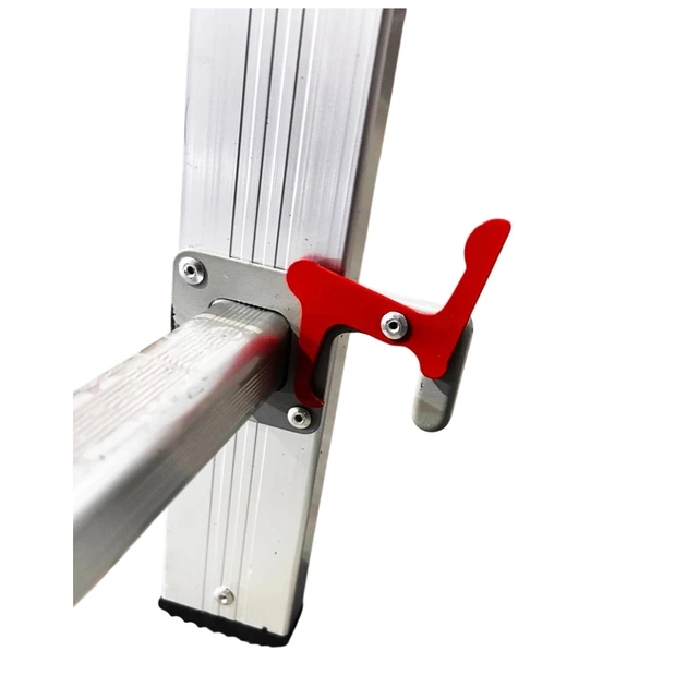 Драбина GTM 3-секції, розкладна, 3*6сх. 1,64-3,26м (KME306) - picture 6