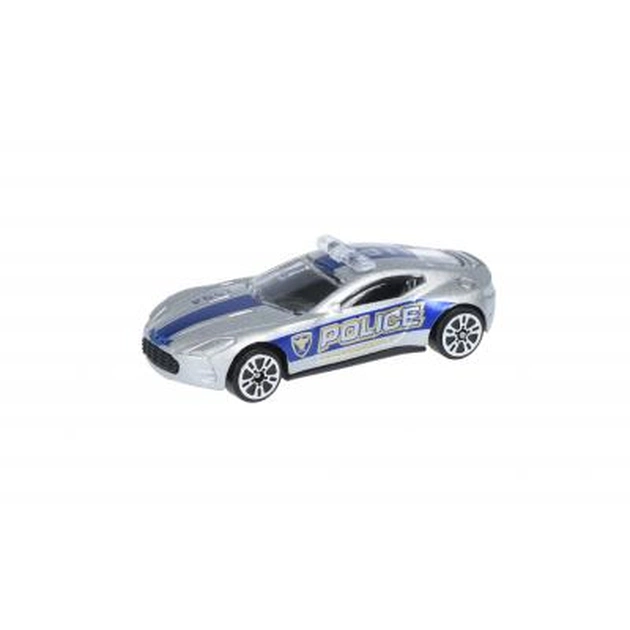 Спецтехніка Same Toy Model Car Полиция серая (SQ80992-But-6) - изображение 1