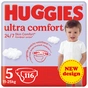 Підгузки Huggies Ultra Comfort 5 (12-22 кг) M-Pack 116 шт (5029053590530) - зменшене зображення 1