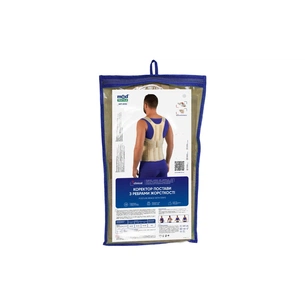 Корсет MedTextile Коректор постави з ребрами жорсткості, розмір S/M, люксш (4820137290305) изображение 1