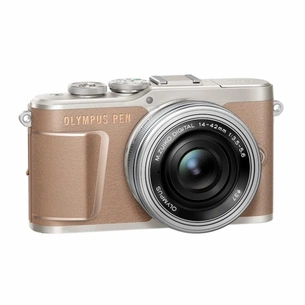 Цифровий фотоапарат Olympus E-PL10 14-42 mm Pancake Zoom Kit brown/silver (V205101NE000) зображення 1