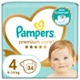 Підгузки Pampers Premium Care Maxi Розмір 4 (9-14 кг) 34 шт (8001090379368) - зменшене зображення 1