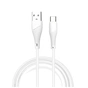 Дата кабель USB 2.0 AM to USB-C 1.0m 2.4A X196 white WUW (6972573335589) - уменьшенное изображение 1