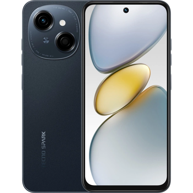 Мобільний телефон Tecno Spark Go 1 3/128GB Startrail Black (4894947037832) - зображення 1