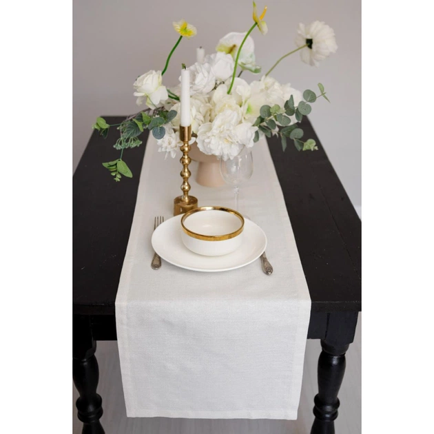 Доріжка на стіл Прованс Перлина White 40х180 см (037581) - picture 4