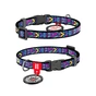 Нашийник для тварин WAUDOG Nylon з QR паспортом "Інді" пластиковий фастекс XS (5228) - зменшене зображення 1