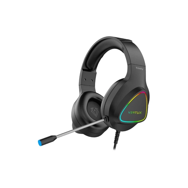 Навушники Vertux Trinity 7.1 Mini Jack 3.5мм Black (trinity.black) - изображение 1