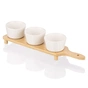 Соусниця Ardesto Midori, Набір 3шт, 150мл, порцеляна, бамбук (AR0926S) - preview 2