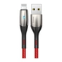 Дата кабель USB 2.0 AM to Lightning 1.0m 2.4A red Baseus (CALSP-B09) - уменьшенное изображение 2