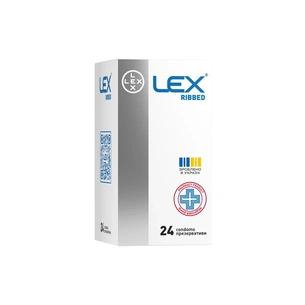 Презервативи Lex Condoms Ribbed 24 шт. (4820144774485) зображення 1
