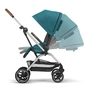 Коляска Cybex Eezy S Twist+ 2 SLV B River Blue turquoise (з бампером) (521001773) - зменшене зображення 6