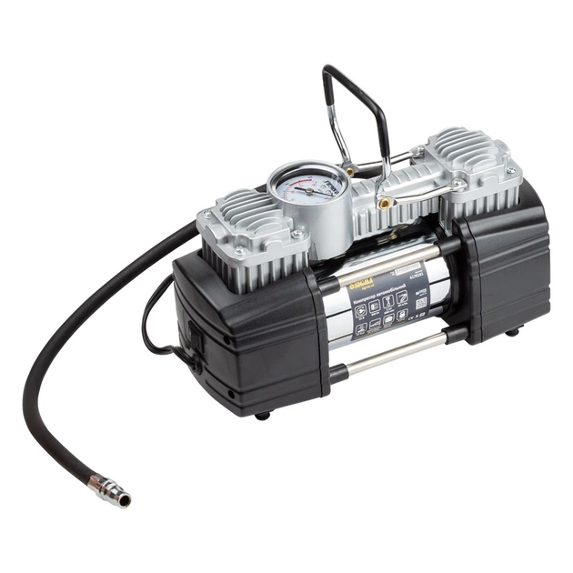 Автомобільний компресор Sigma 12В, 300Вт, 60л/мин, 10бар (6170281) - picture 2