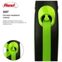 Повідець для собак Flexi New Neon стрічка M 5 м/ 25 кг зелений (4000498031902) - зменшене зображення 3