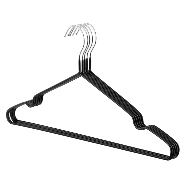 Плічка Ardesto Металеві з ПВХ покриттям Чорні 40.5 см 5 шт. (ARHC2805B) - picture 1