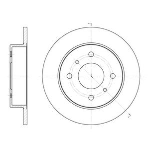 Гальмівний диск REMSA 6200.00 зображення 1