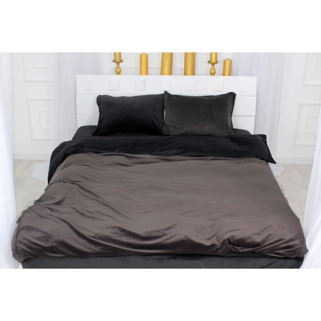 Постільна білизна MirSon Велюр Winter Frost 28-0005 + 28-0007 Trollius Velvet 143х210 (2200004008202) - зображення 1