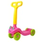 Самокат Технок Рожевий з жовтим (3657) - зменшене зображення 1