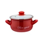 Каструля Interos емаль Бон Апетит 3,1л червона (ІТ-2234С-18) - зменшене зображення 1