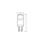 Лампочка Osram LEDPIN40 3,8W/840 230V CL G9 FS1 (4058075432420) - preview 5