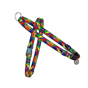 Шлея для собак WAUDOG Nylon з QR-паспортом "Вітраж" M (5439) зображення 1