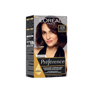 Фарба для волосся L'Oreal Paris Preference 3.12 - Глибокий темно-коричневий (3600522769248) зображення 1