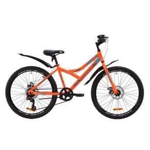 Велосипед Discovery 24" FLINT DD рама-14" St 2020 помаранчево-бірюзовий з сірим (OPS-DIS-24-168) зображення 1