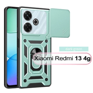 Чохол до мобільного телефона BeCover Military Xiaomi Redmi 13 Dark Green (711553) зображення 1
