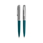 Ручка кулькова Parker PARKER 51 Teal Blue CT BP (55 332) - уменьшенное изображение 2