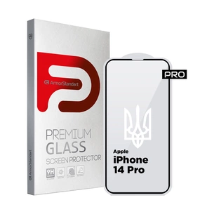 Скло захисне Armorstandart Pro 3D LE Apple iPhone 14 Pro Black (ARM65658) зображення 1