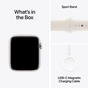 Смарт-годинник Apple Watch SE GPS + Cellular 40mm Starlight Aluminium Case with Starlight Sport Band - S/M (MXGJ3QH/A) - зменшене зображення 7