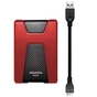 Зовнішній жорсткий диск 2.5" 2TB ADATA (AHD650-2TU31-CRD) - зменшене зображення 4