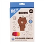 Олівці кольорові Yes 18 кол. Line Friends (290712) - зменшене зображення 1