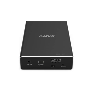 Кишеня зовнішня Maiwo 2*HDD 2.5" SATA/SSD up to 9.5mm USB3.1 GEN2 Type-C, RAID 0,1 (K25272C) зображення 1