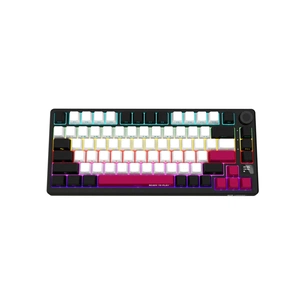 Клавіатура Lorgar KBP7075W Pro RGB Wireless/Bluetooth/USB UA Black/red (LRG-KBP7075W-BK-US) зображення 1