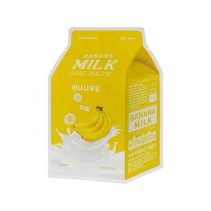 Маска для обличчя A'pieu Banana Milk One-Pack 21 г (8806185797573) изображение 1