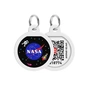 Адресник для тварин WAUDOG Smart ID з QR-паспортом "NASA", коло 25 мм (0625-0147) - уменьшенное изображение 5