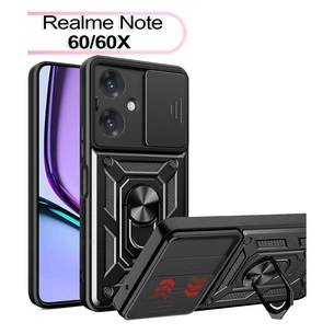 Чохол до мобільного телефона BeCover Military Realme Note 60/60X Black (713537) зображення 1