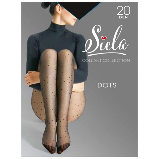 Колготы Siela Dots Small 20 Den Nero - 4 (4823102986876) - изображение 1