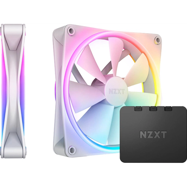 Кулер до корпусу NZXT F140RGB Duo (RF-D14DF-W1) - зображення 1