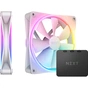 Кулер до корпусу NZXT F140RGB Duo (RF-D14DF-W1) - зменшене зображення 1