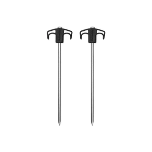 Комплект кілочків Naturehike NH21YW133 25 см чорні 2 шт (6927595782675) зображення 1